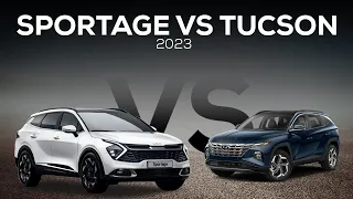 Kia Sportage VS Hyundai Tucson 2023 - BEAUTY VS BEAST!