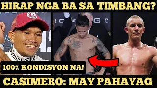 Casimero: Walang Problema sa Timbang | 100% Tamang Kondisyon para kay Butler | Casimero vs Butler