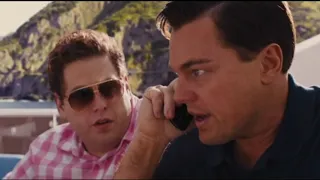 Wolf of Wall Street -- Steve Madden sell off scene, from the Yacht, dopamine rush, cooking