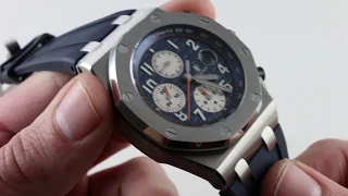 Audemars Piguet Royal Oak Offshore Chronograph "Navy" 26470ST.OO.A027CA.01 Luxury Watch Review