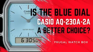 Unboxing The Blue Dial Casio AQ-230A-2A1 #aq230