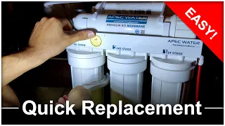 APEC RO Filter Replacement - Step by Step