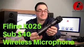 Fifine Wireless Microphone K025 Review - A Very Cool Mic For Only $40