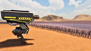 T-45 ROBOT VS 3,000,000 ZOMBIES !! | Ultimate Epic Battle Simulator 2 | UEBS 2