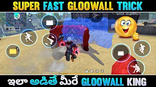 ఇలా అడితే మీరే GLOOWALL KING😎2 FINGER CLAW లోనే PC LEVEL MOVEMENT 🤫BEST GLOOWALL TIPS&TRICKS⚡️