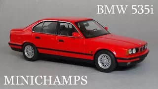 Раритет: BMW 535i (E34) 5-Series 1:43 Minichamps - Обзор масштабной модели