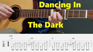 Dancing In The Dark - Bruce Springsteen - Fingerstyle Guitar Tutorial tabs and chords