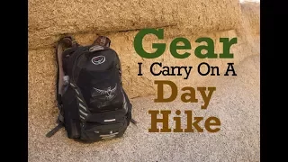 Gear I Carry on a Day Hike