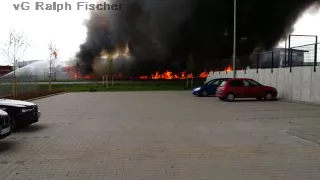 Großbrand Bielefeld Ostring Wohnmobile Palmowski