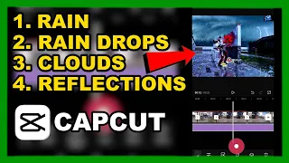 Add Clouds Rain Drops and Reflections in video | Capcut Tutorial | Pubg Mobile