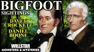 🔴  DANIEL BOONE and DAVY CROCKETT BIGFOOT ENCOUNTERS ! Bigfoot encounters location