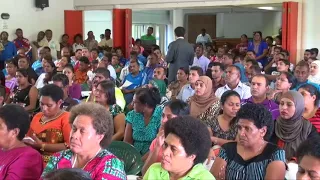 Fijian Attorney General holds job evaluation consultation with teachers in Lautoka.