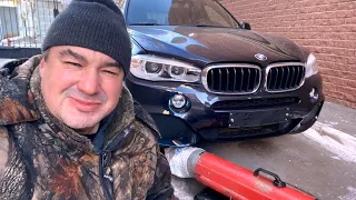 Отогреваю новую BMW Х5М, все пошло не так ...