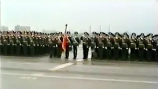 First Rehearsal Parade - Victory Day 1995 - 28 April Russian Anthem