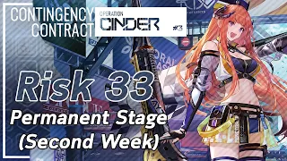 【Arknights】CC#3 Cinder (Permanent Stage) - Windswept Highland: Risk 33 (Week 2)