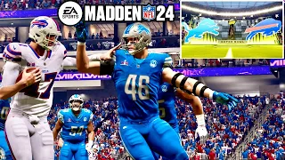 Madden NFL 24 Simulation - Buffalo Bills vs Detroit Lions - Super Bowl 58 Prediction