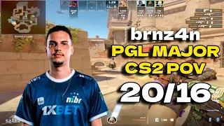 CS2 POV MIBR brnz4n (20/16) vs NRG (Anubis) PGL CS2 Major Copenhagen 2024 Americas RMR