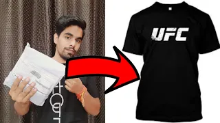 UFC T-Shirt for Men Review And Unboxing Video l Real Review