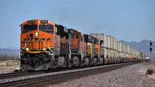 Railfanning Newberry Springs! With 70MPH Trains! Feat. CSX, H1s & Warbonnets!