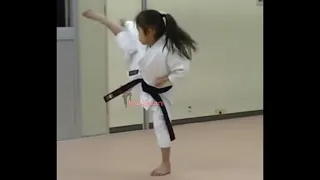 高野万優 6 years old karate kid practice heian nidan kata #sorts #karateshorts