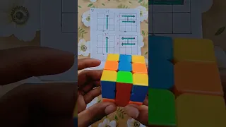 Rubik's Cube 3×3 New Magic Trick Solve#shorts#shortvideo