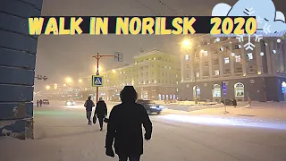 Norilsk City Walking, Unpublished video. 2020 Russia, Siberia, Taymyr.