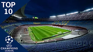 Top 10 Biggest UCL Stadiums 21/22