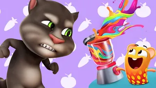 Talking Tom 🐱  Upside Down Prank 🐱  Cartoon for kids Kedoo ToonsTV