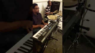 Yamaha mx61 praise and worship rehearsal