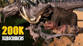200K Subscribers Special - Modded Battle Royale | Jurassic World Evolution Mods (4K 60FPS)