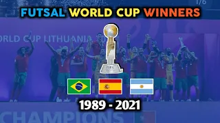 DAFTAR JUARA PIALA DUNIA FUTSAL SEPANJANG MASA (1989-2021)