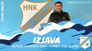 Sergej Jakirović novi trener HNK Rijeka