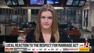 Local reaction to the respect for marriage act
