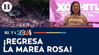 Elecciones 2024: Convocan a "marea rosa" para marchar en apoyo a Xóchitl Gálvez el 19 de mayo
