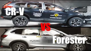 2021 Honda CR-V vs Subaru Forester ► Crash Test [EURO NCAP]