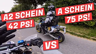 Husqvarna 701 | 75 PS (A) VS 42 PS (A2) VERGLEICH! | TwiceMoto