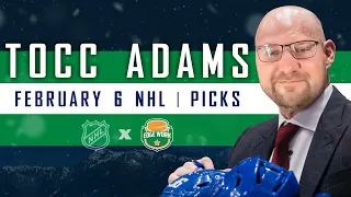 NHL Best Bets - February 6, 2024 | 2023/2024 NHL Betting and Daily Picks