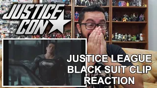 Justice League - Justice Con Black Suit Clip Reaction and Discussion