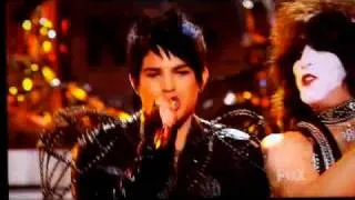 Adam Lambert w/ KISS American Idol