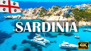 FLYING OVER SARDINIA, ITALY(4K UHD) -Relaxing Music Along With Beautiful Nature Videos - 4K Video HD