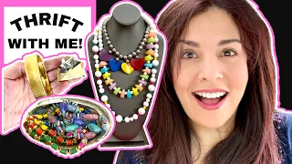 Thrift With Me! I Found 10 Pieces Of Worthy Valuable Jewelry For Retail Resale!