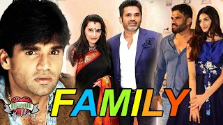 Sunil Shetty Family With Parents, Wife, Sister, Son & Daughter