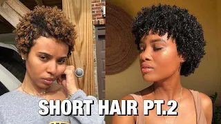 💗🌸 BEST SHORT NATURAL CURLY HAIRSTYLES PT.2 | Natural Hairstyles 2k20