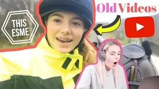 Reacting to my OLD VIDEOS! *Unseen Footage* | This Esme