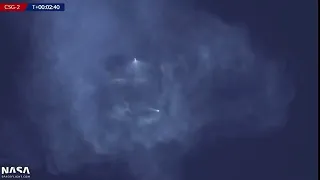 Jellyfish-Effect of a SpaceX Falcon 9 RTLS Rocket Launch