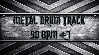 Easy Metal Drum Track 90 BPM (HQ,HD)