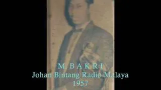 "HANYA DINDA"(M.Bakri 1963)-Johan Bintang Radio Malaya 1957