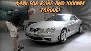 Faster than a Ferrari for Golf ClubSport Money - Mercedes SL65 AMG (Vid 1 of 2)