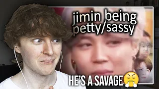 HE'S A SAVAGE! (jimin being petty/sassy af | Reaction/Review)