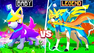 BABY LEGENDARY Vs LEGENDARY POKEMON in Minecraft PIXELMON!